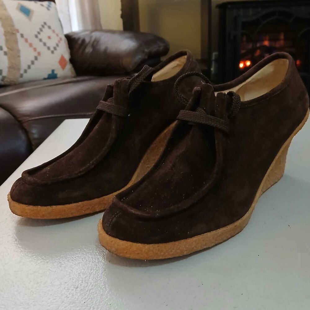 Michael Kors Wedge Lace-Up Bootie Ankle Shoe Size 8